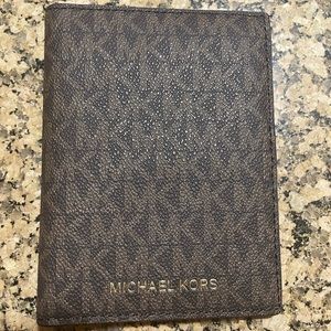 Michael Kors Logo Passport Wallet